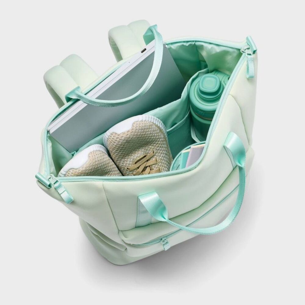 Faux Neoprene Tote Backpack - All in Motion Green - Picture 3 of 4